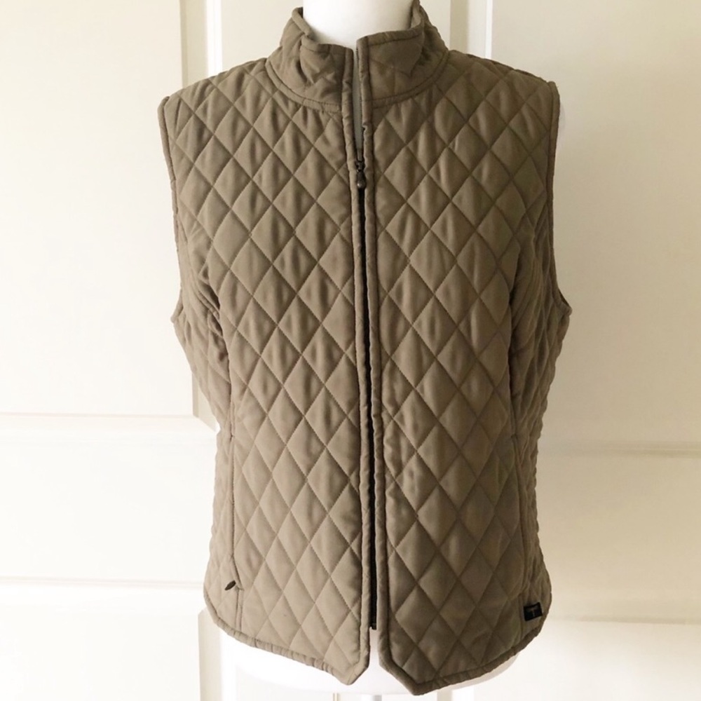 Tyler Boe Quilted Zip Up Vest/Size Large